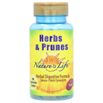 Nature's Life, Herbs & Prunes, 100 вегетарианских таблеток