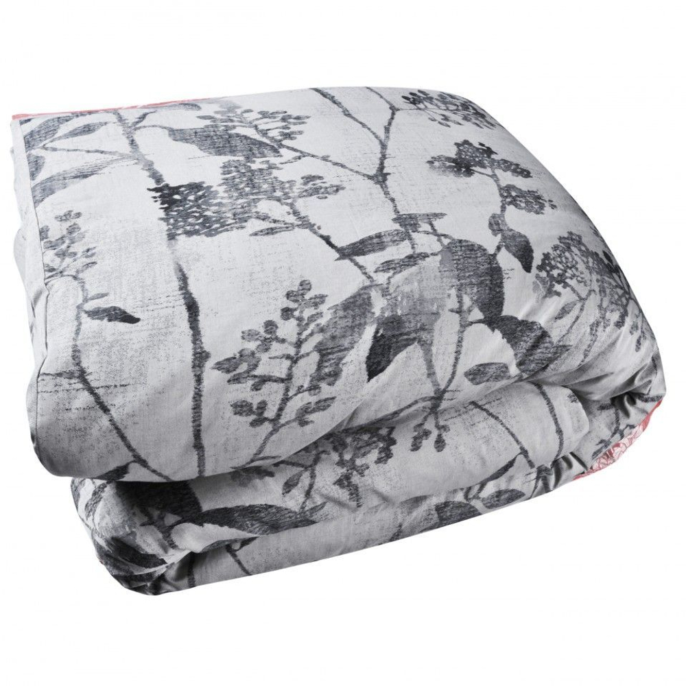 Пододеяльник 220x240 Hamam Japanese Blossom серая Италия