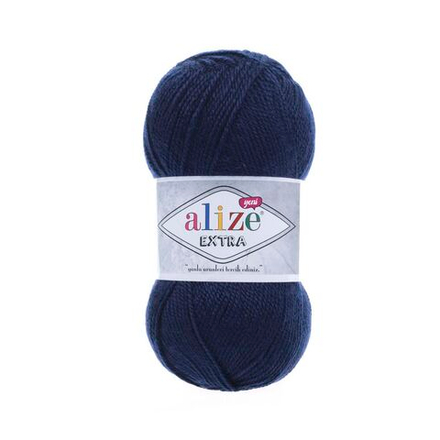 Экстра (Extra ) пряжа Alize 100% акрил 5х100г/220м 58 т.синий