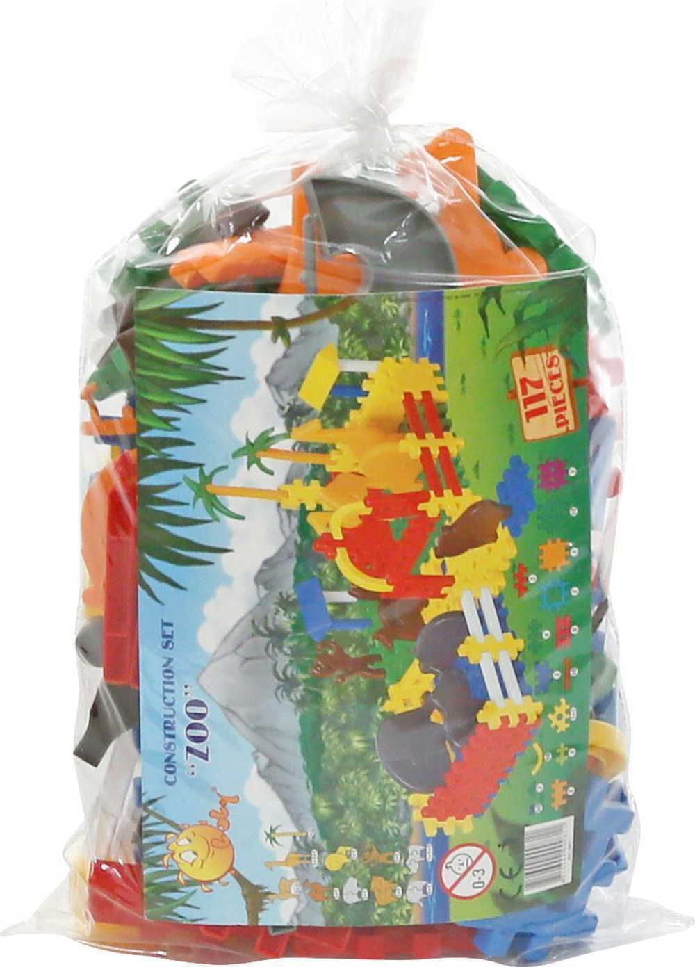 Конструктор Самоделкин-зоопарк 117эл. мешок (Полесье)