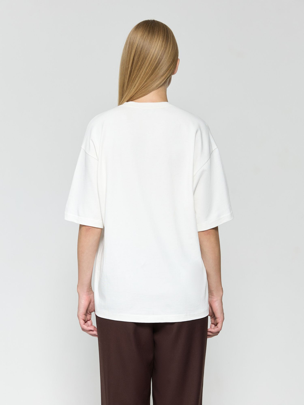 Футболка бойфренда плотная