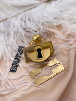 Установочный декоративный элемент золотистый "Замок" Скиапар.