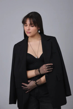 Кулон на цепочке "Милора" капля с цирконами, оттенок серебро