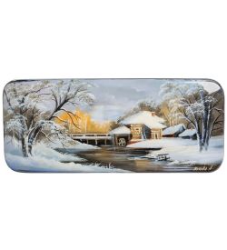 ШК-10/ 41 Шкатулка «Дом у реки» исп. Котова А.