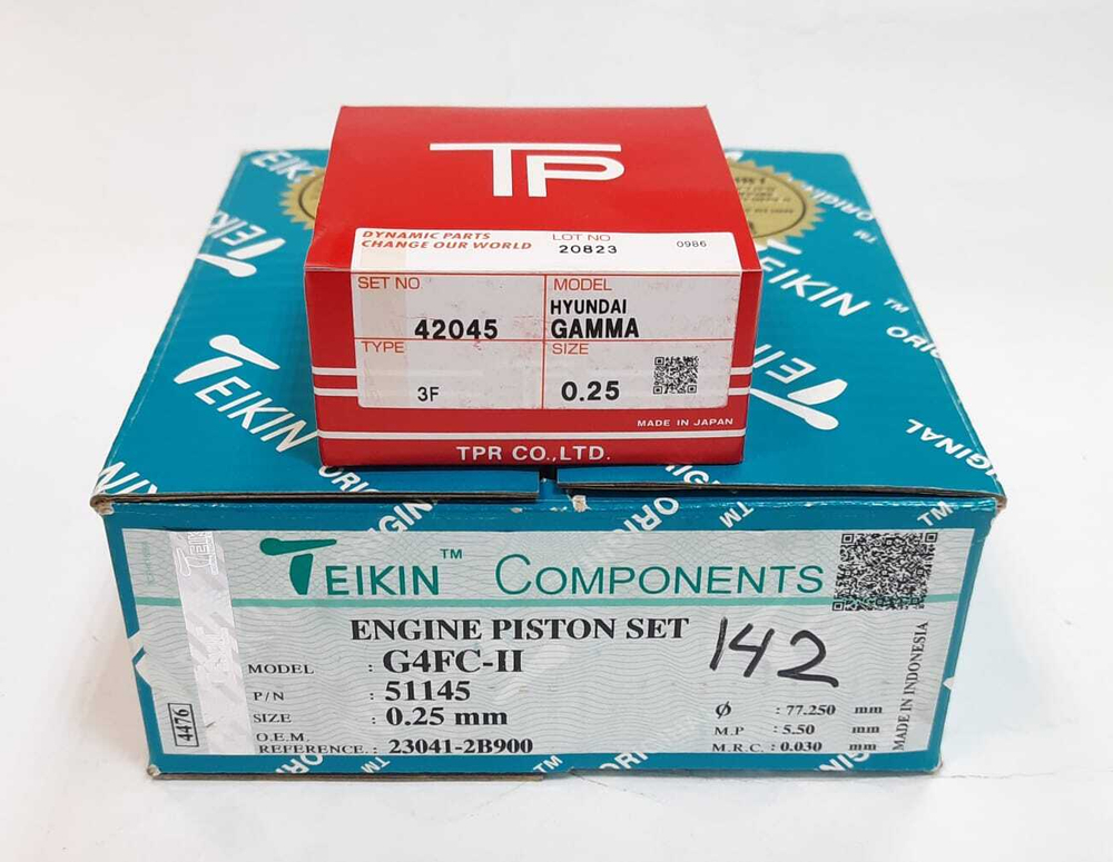 Поршни Teikin с кольцами TP +0.25 G4FG