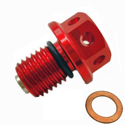 Пробка сливная с магнитом (болт с магнитом)  CNC M12*1.25