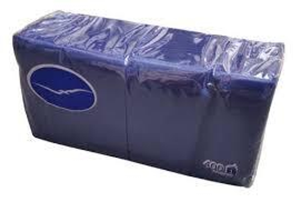 Салфетки бумажные 24*24см Big Pack фиолетовые