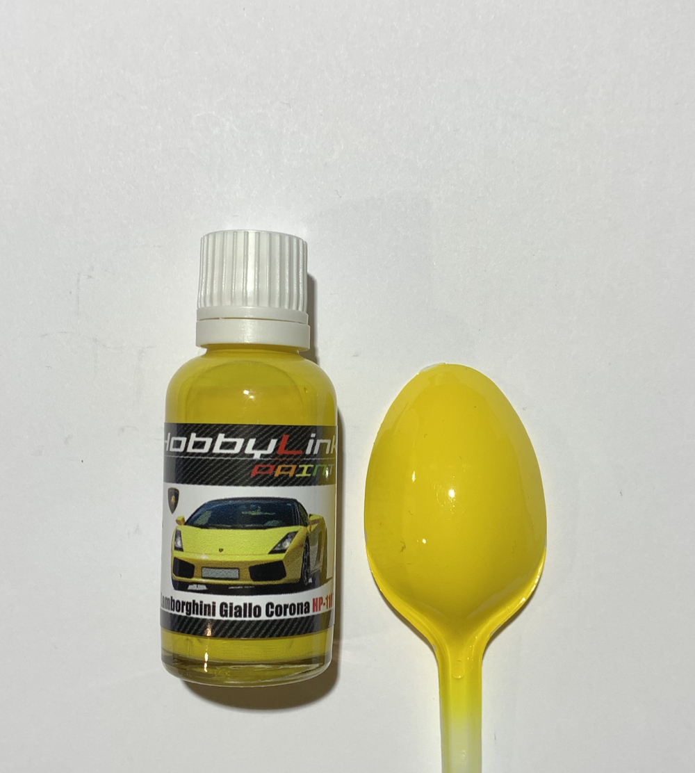 Краска лаковая HobbyLink Lamborghini Giallo Corona HP-1107