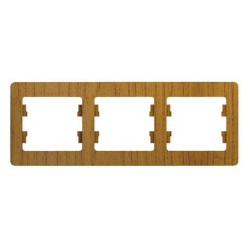 Рамка 3-м Glossa горизонт. дерево дуб SE GSL000503