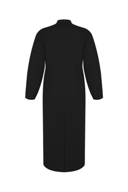 Приталенное пальто с объемными рукавами Aura