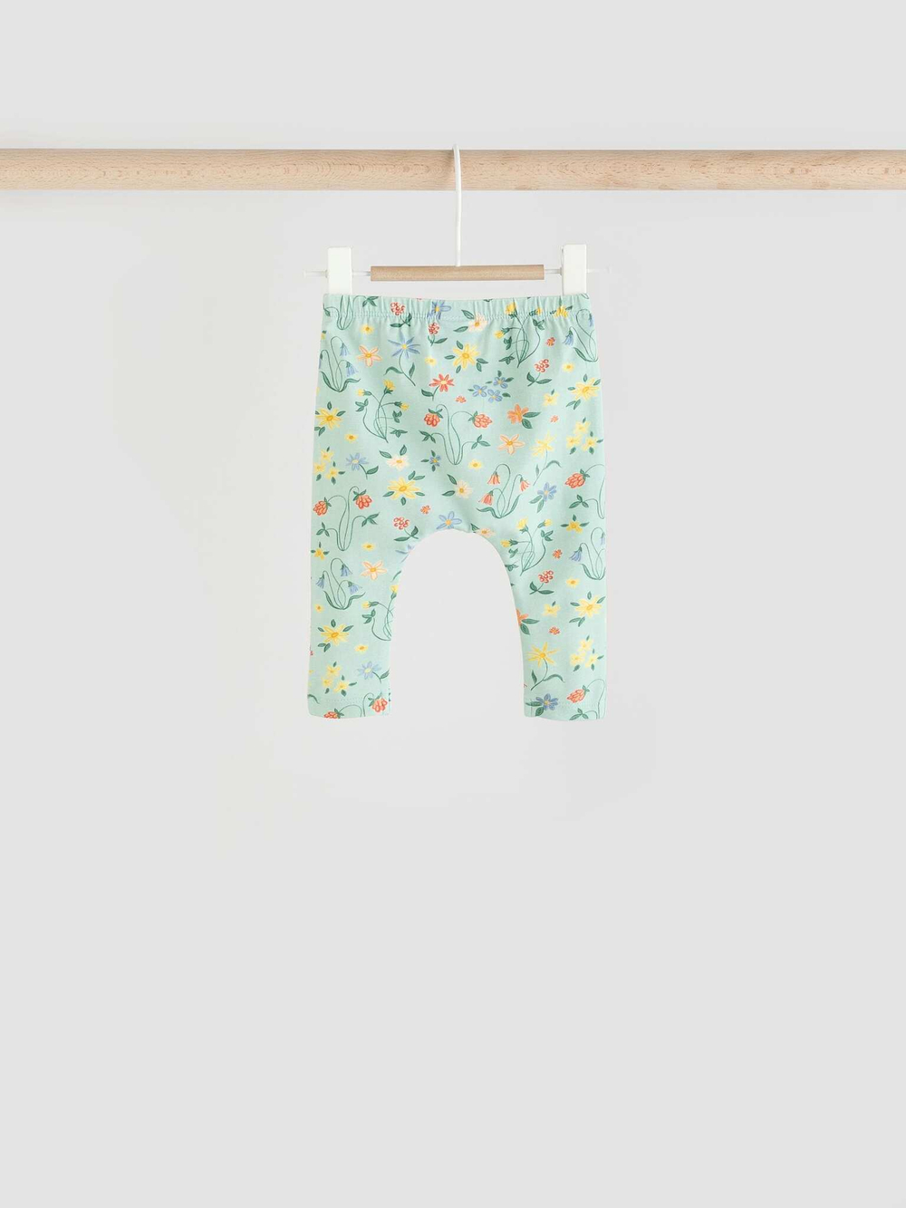 Лонгслив и легинсы в комплекте для малышей Next E67-029, 3 шт., Молочный, Розовый, Светло-желтый