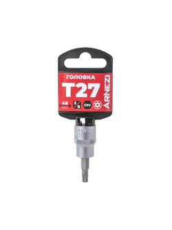 Головка 3/8" со вставкой TORX Security T27, L=48 мм на холдере Arnezi R0204727