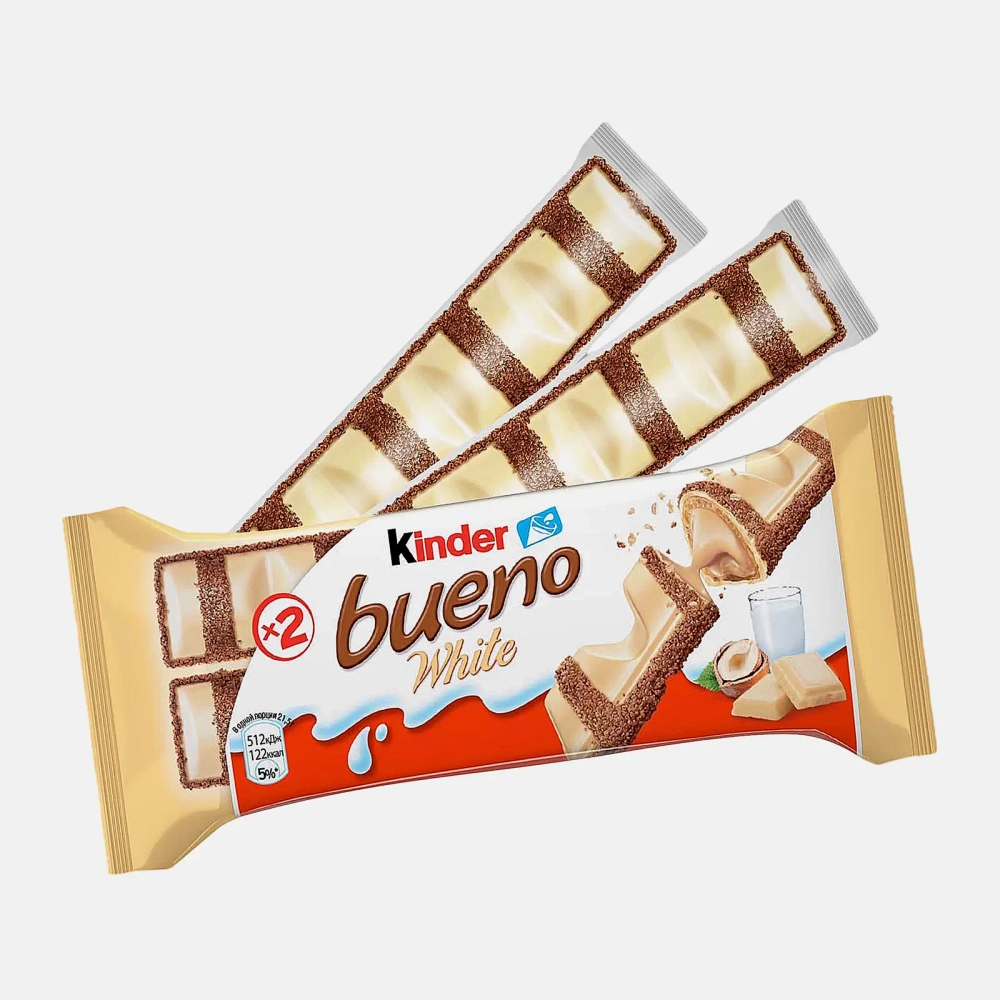 Вафли Kinder Bueno White 39г