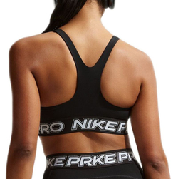 ТОП теннисный Nike Pro Light Support Non-Padded Sports - black/white/metallic silver