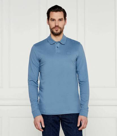 Поло Passerby BOSS ORANGE - голубой(50507704)