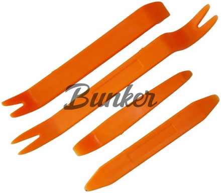 Набор съёмников для демонтажа пластиковых элементов салона автомобиля