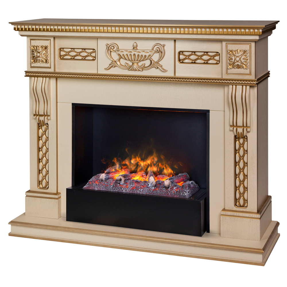 Каминокомплект Real Flame Corsica Lux 25,5/26 WT с очагом 3D Cassette 630