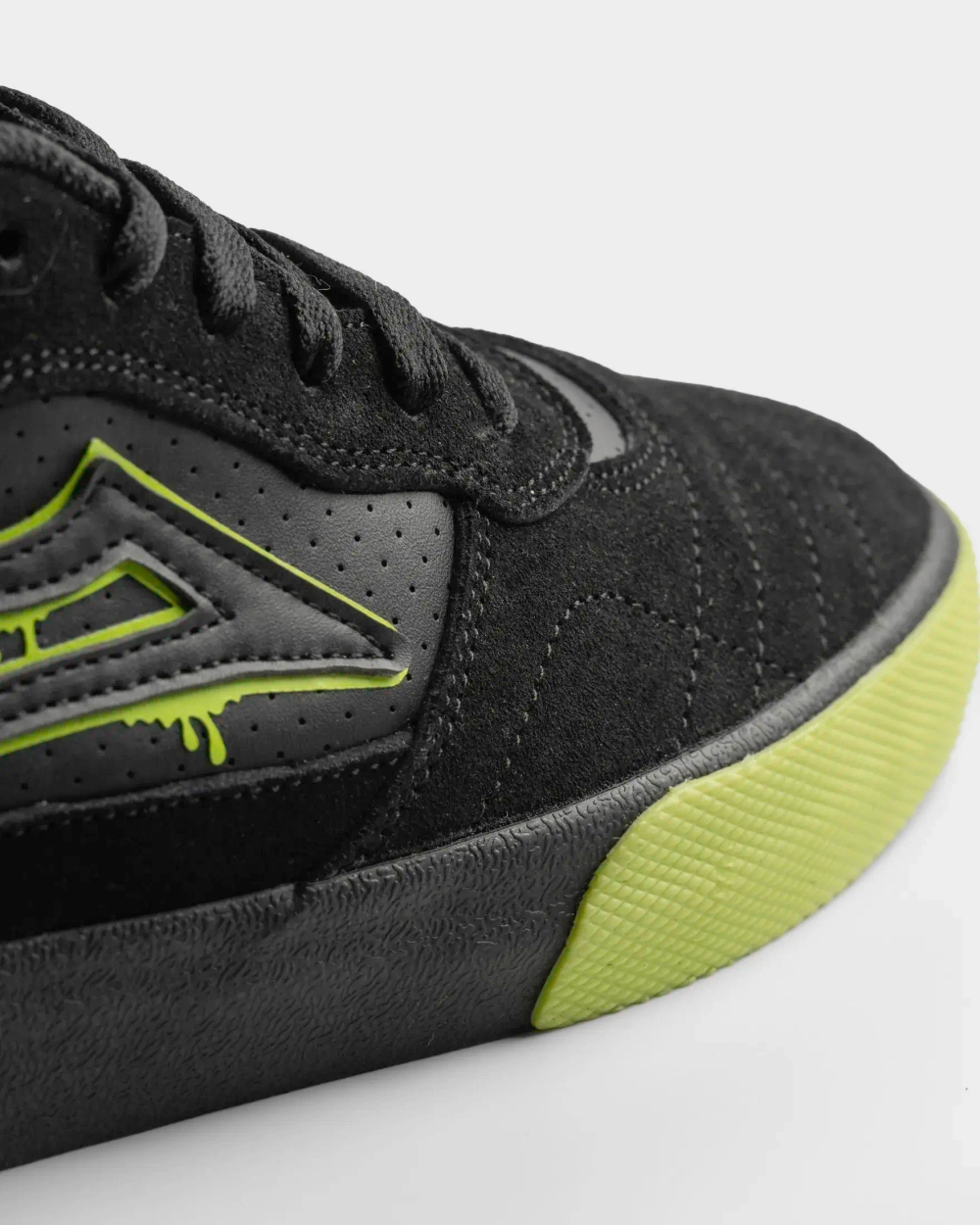 Кеды Lakai Cambridge x Haze Wheels: Acid Lime Black Crystal (Q4-25)