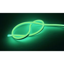 Светодиодная неоновая лента ЭРА N2835-120-IP67-220V-20m-G зеленый