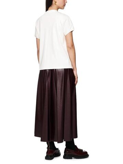 Marc Cain Футболка с цветочным принтом, декорированная бисером