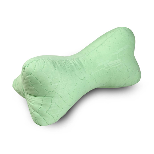 Ортопедическая подушка «Косточка» с лузгой гречихи, 12×30 см, высота 12 см