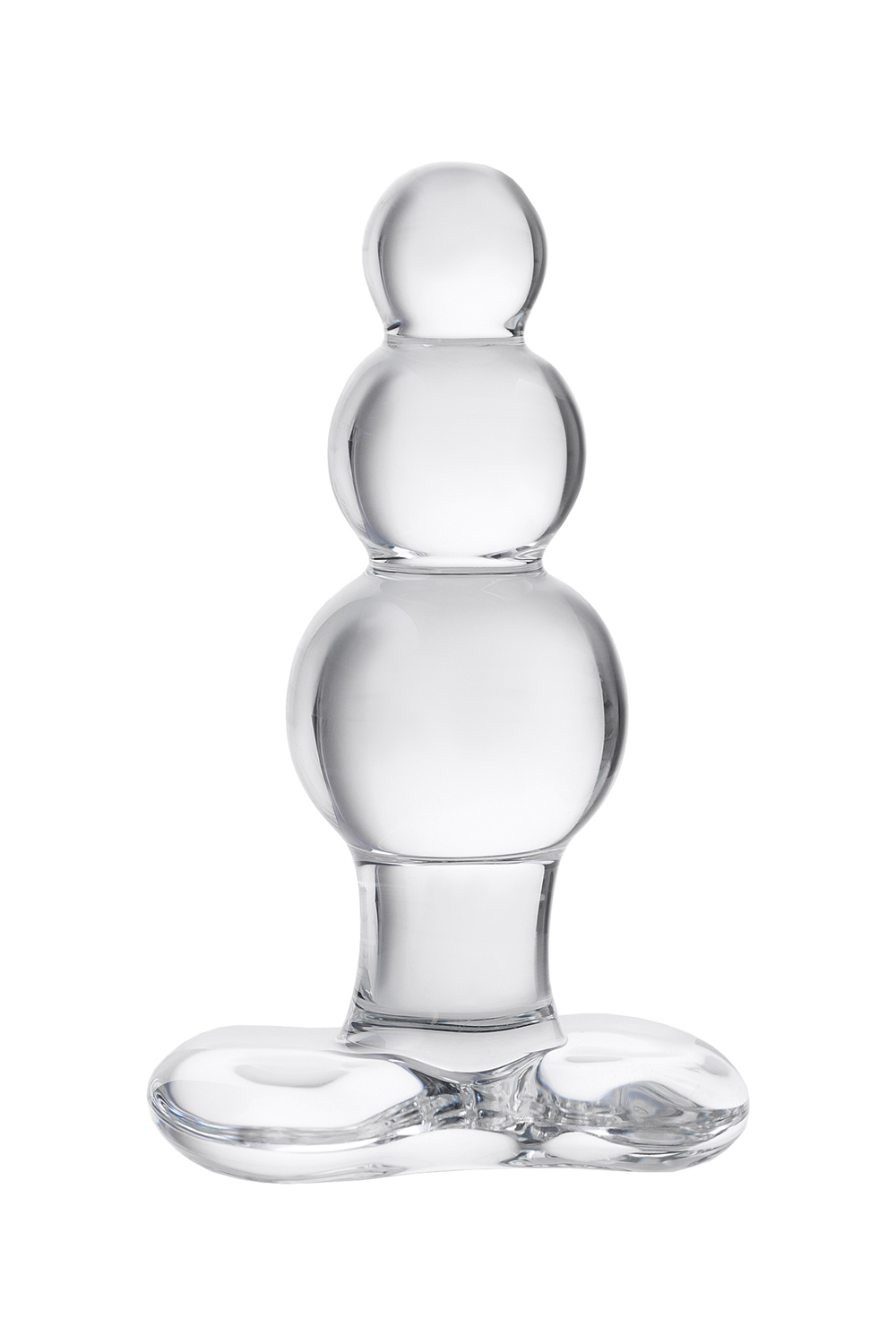 Анальная втулка Sexus Glass, стекло, прозрачная, 10,5 см, Ø 3,5 см