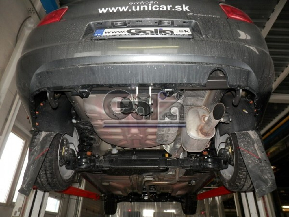 Фаркоп оцинкованный Galia C064A для Citroen C-Elysee 2013-, Peugeot 301 2013-(паспорт и сертификат в комплекте)(без электрики)