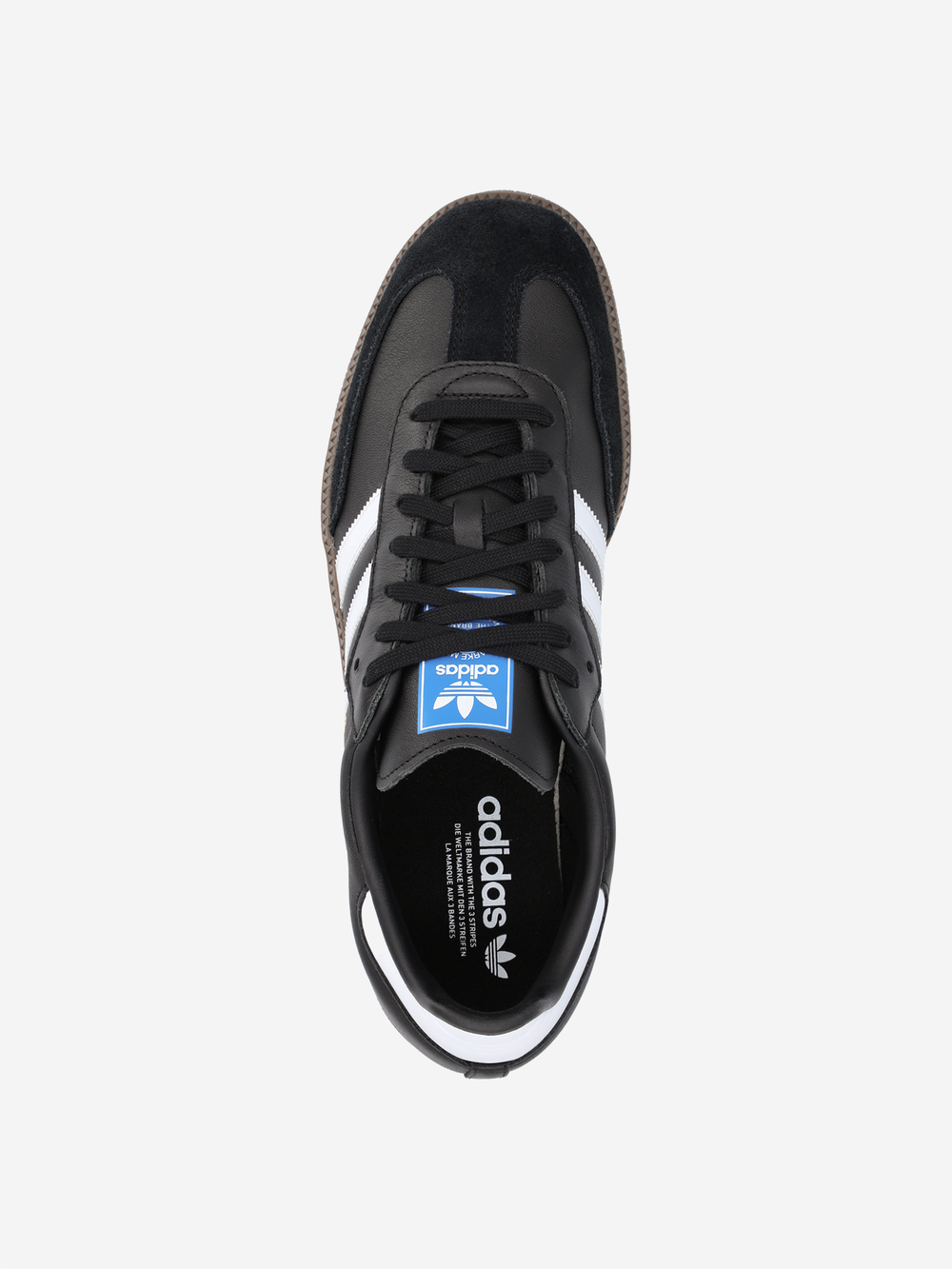 B75807 Кроссовки муж. B75807 SAMBA OG CBLACK/FTWWHT/GUM5