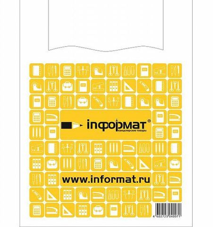 Пакет-майка inФОРМАТ 42х60см