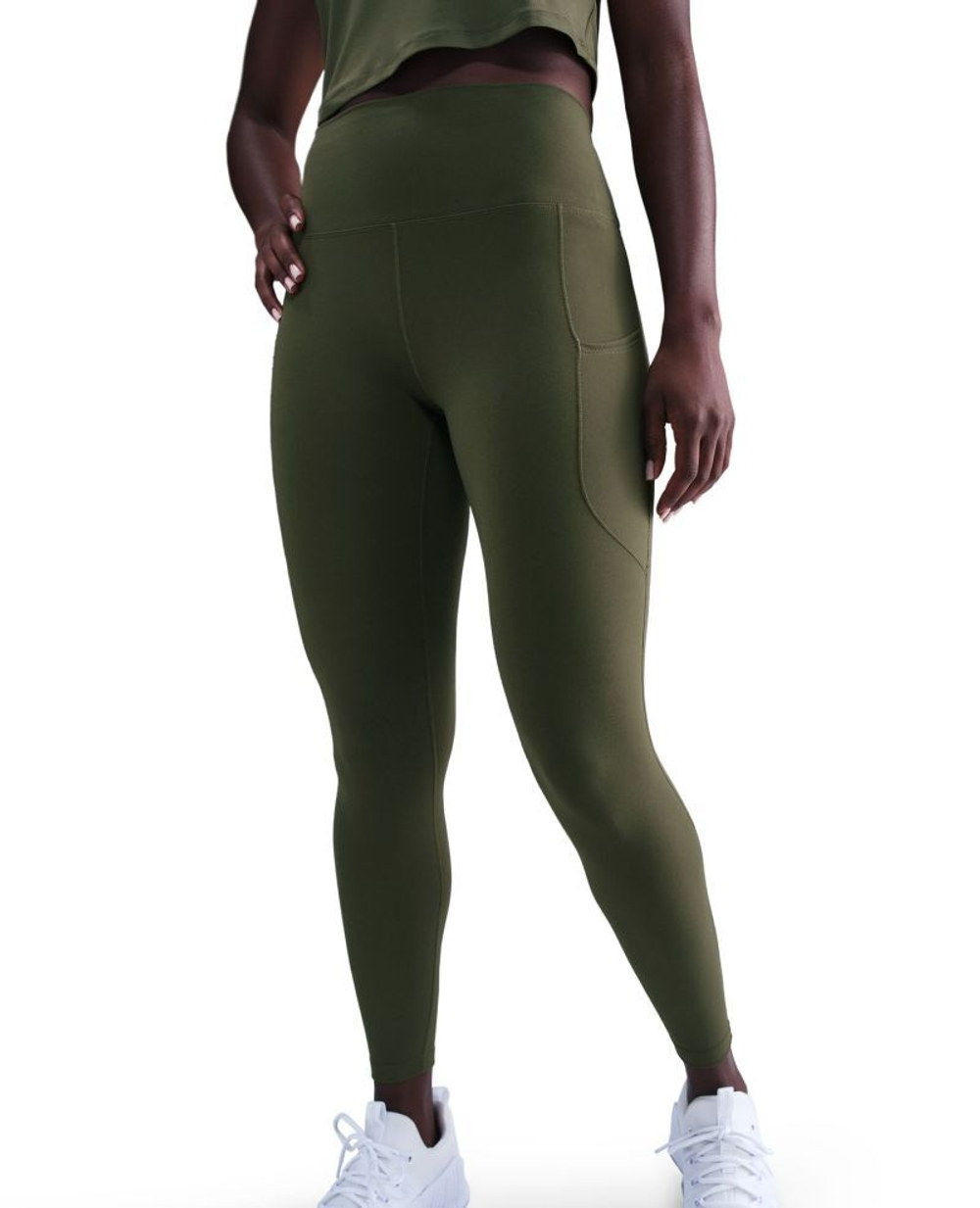 Леггинсы Nike Dri-Fit One 7/8 High-Rise - medium olive