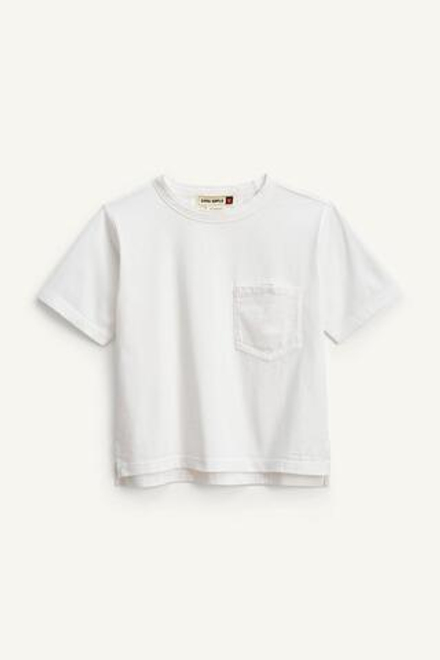ZARA ФУТБОЛКА С КОРОТКИМИ РУКАВАМИ, БЕЛЫЙ