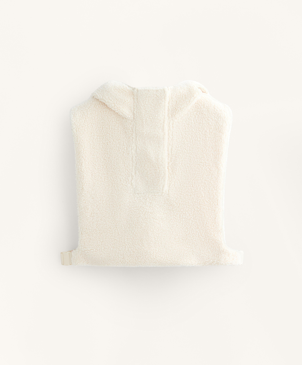 Oysho Жилет с капюшоном, экрю