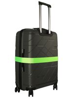 Чемодан 463 / С ремнем / Полипропилен