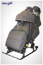 Санки-коляска Galaxy-Kids 3-3С Джинс(GK-3-3С)