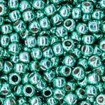 Японский бисер TOHO Round 8/0 (№PF561), непрозрачный глянцевый с металлическим блеском