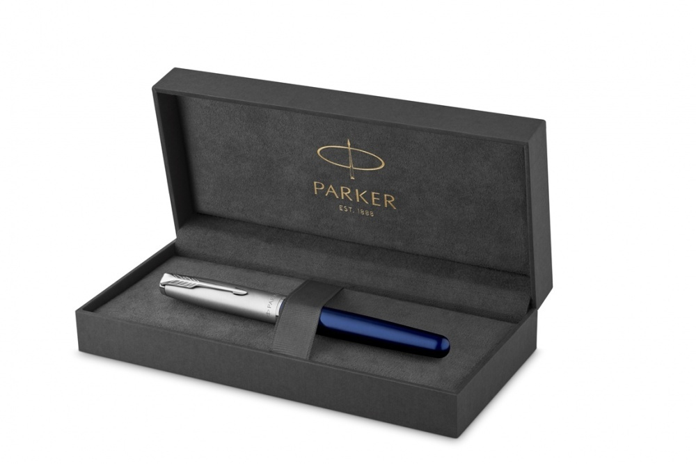 Перьевая ручка Parker Sonnet Entry Point Blue Steel CT, перо: F, цвет чернил: black, в подарочной упаковке