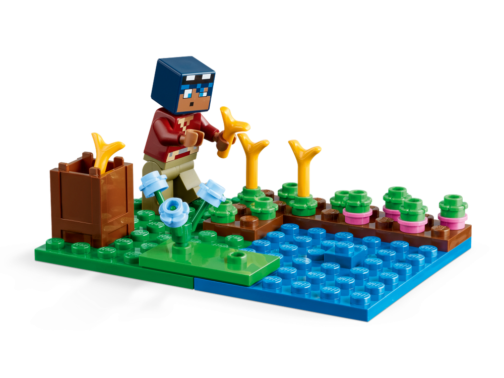 LEGO Minecraft 21256 «Лягушачий домик» — природа и приключения