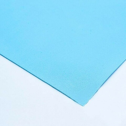 Фоамиран лист 60*70/10шт БИРЮЗА