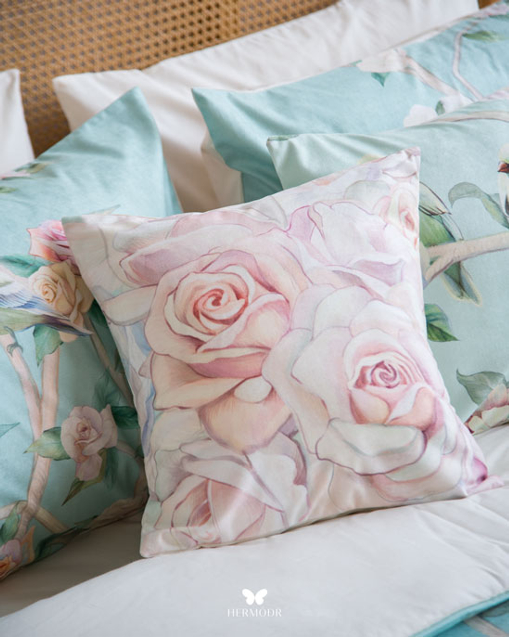 Комплект постельного белья двуспальный Hayat Hermodr 8 предметов 130220272 Иран