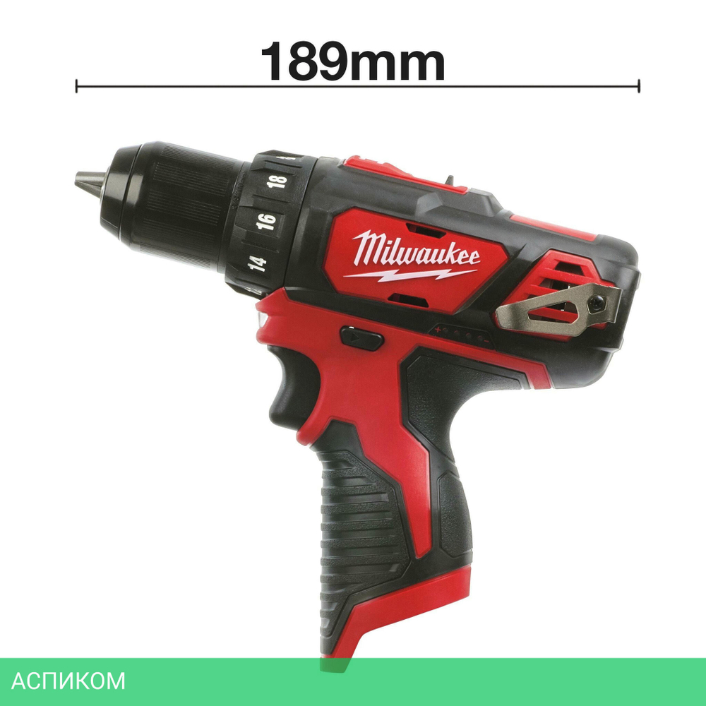 Набор электроинструментов Milwaukee М12 ВPP2В-402В (4933441230)