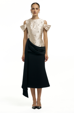 Платье Empressa (Импресса) ч\б