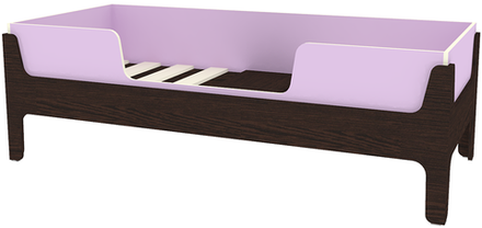 Кровать односпальная КарИВи Лотос Венге Ирис