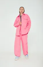 Брюки Alexandra Talalay стёганые AT019 розовато-лиловые