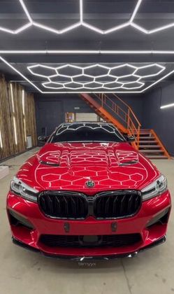 Bmw 5er G30 в виниловую пленку Carbins PET Metallic Red c3 SP-05
