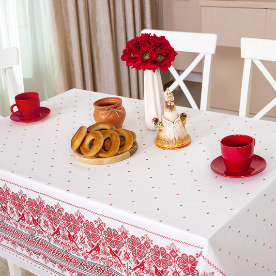 Рогожка интерьерная &quot;Русская вышивка&quot; | ш.150 см | 165 г/м² | хлопок-100%