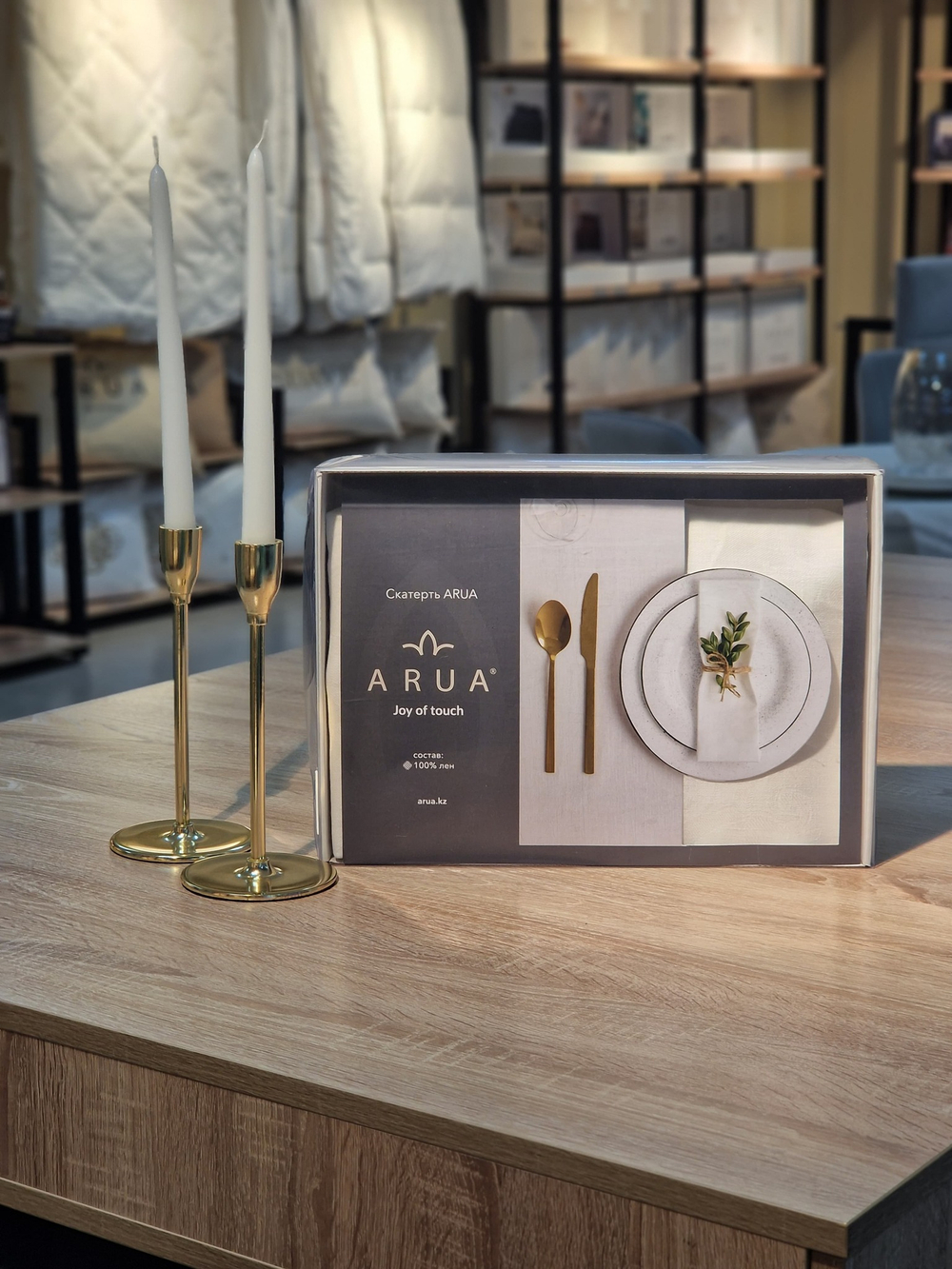 ARUA Скатерть Ольга 160*220 белый