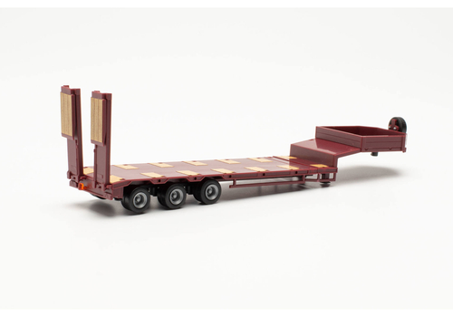 Полуприцеп низкорамный 3-х осн., винно-красный
