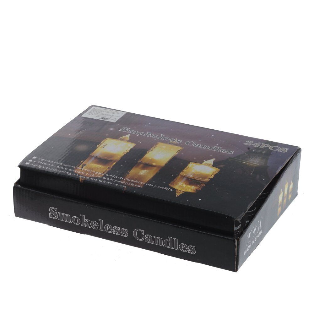 GAEM Изделие декоративное "Свеча" (подсветка, 3xLR54) (блок 24шт), D 3.5 см, L3,5 W3,5 H5 см