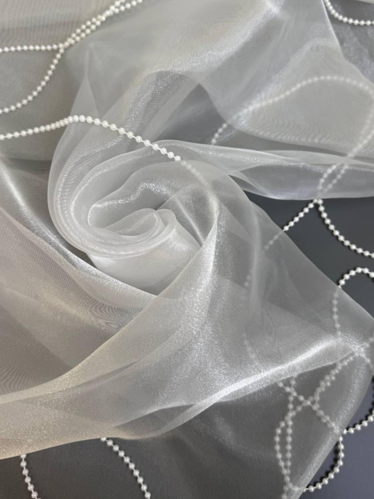 Органза, белый C21