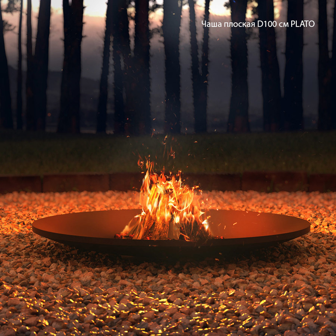 Чугунная чаша без основания Concretika PREMIUM A100 PLATO